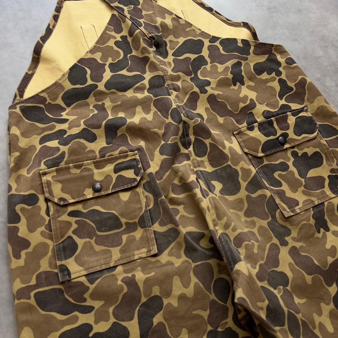 80s USA製 Woolrich ハンターカモ ハンティング オーバーオール
