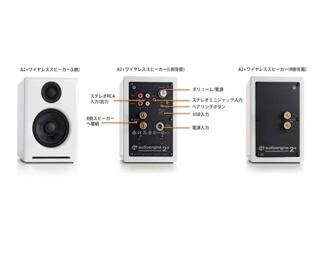 audioengine 2+ Wireless ブラック