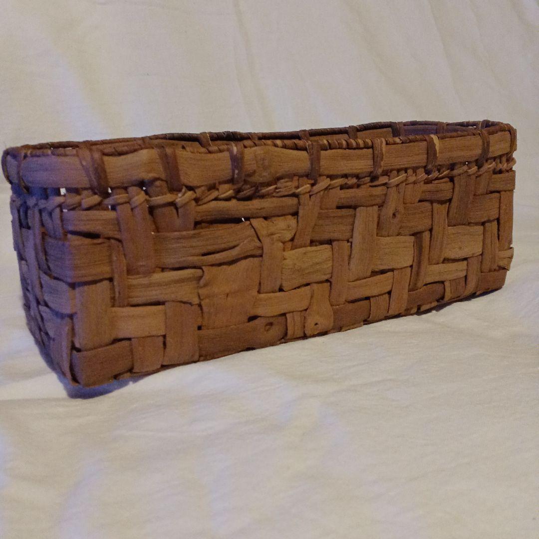 国産山葡萄　下籠　小物入れ　大