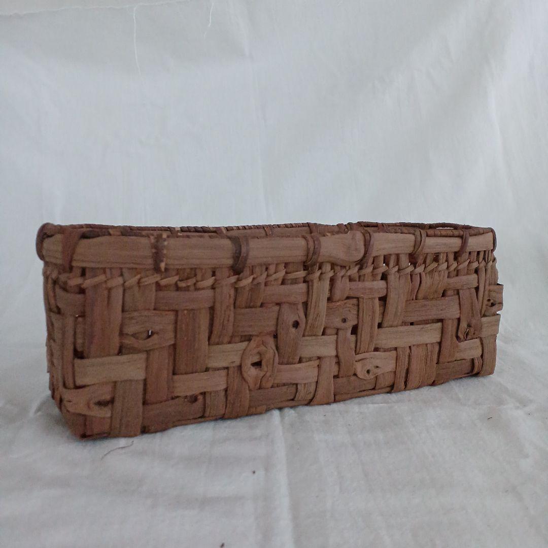 国産山葡萄　下籠　小物入れ　大