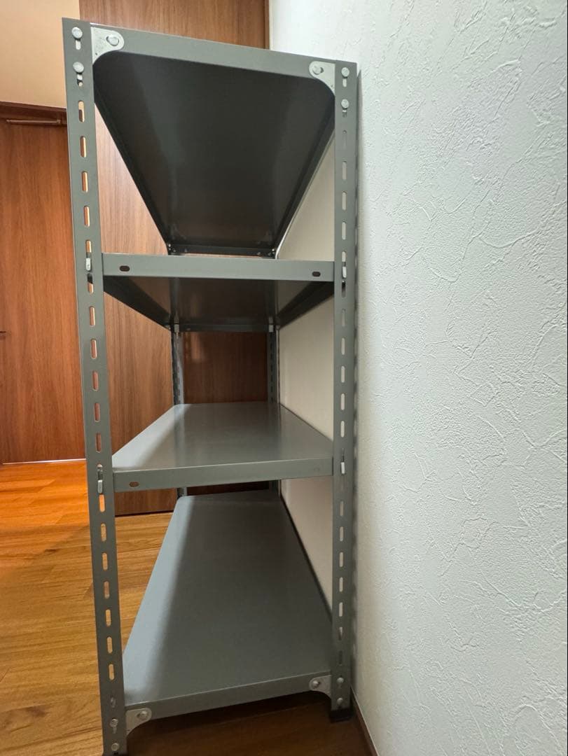 D&DEPARTMENT 工業用スチールシェルフ　4段・グレー