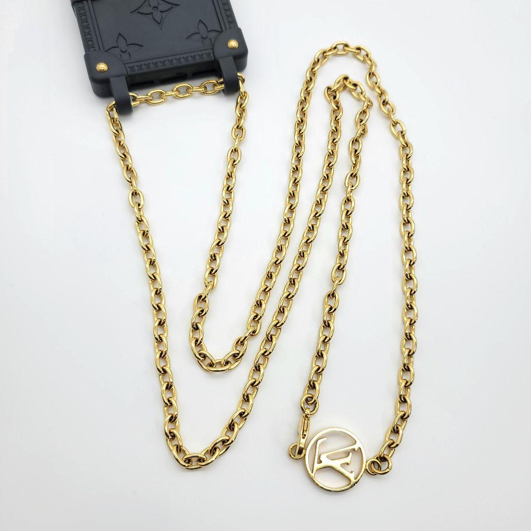 ✨保存袋付✨ルイヴィトン iPhone14proケース リ トランク チェーン