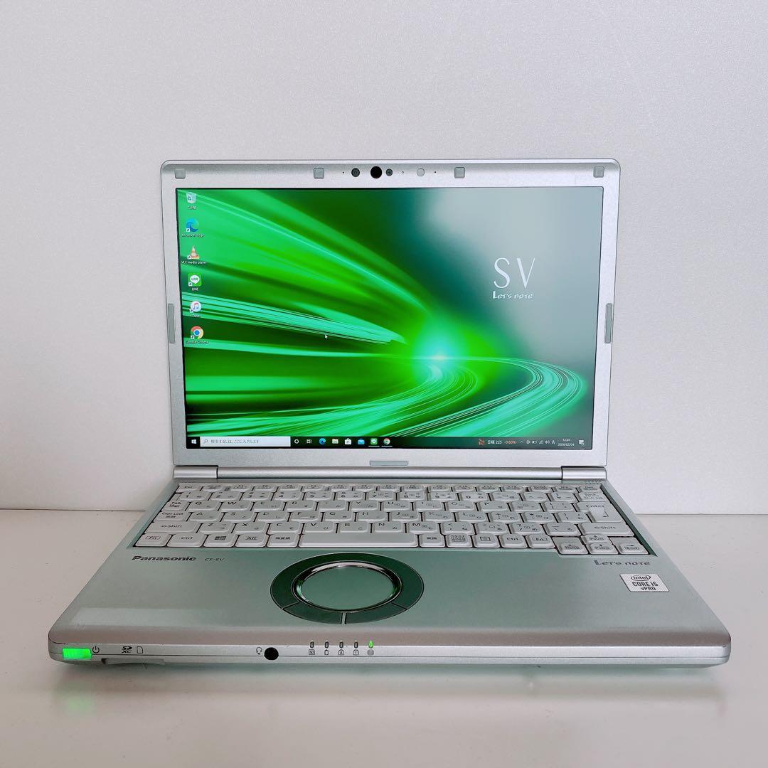 【美品】SV9爆速SSD512GB 8GBレッツノート第10世代パソコンPC