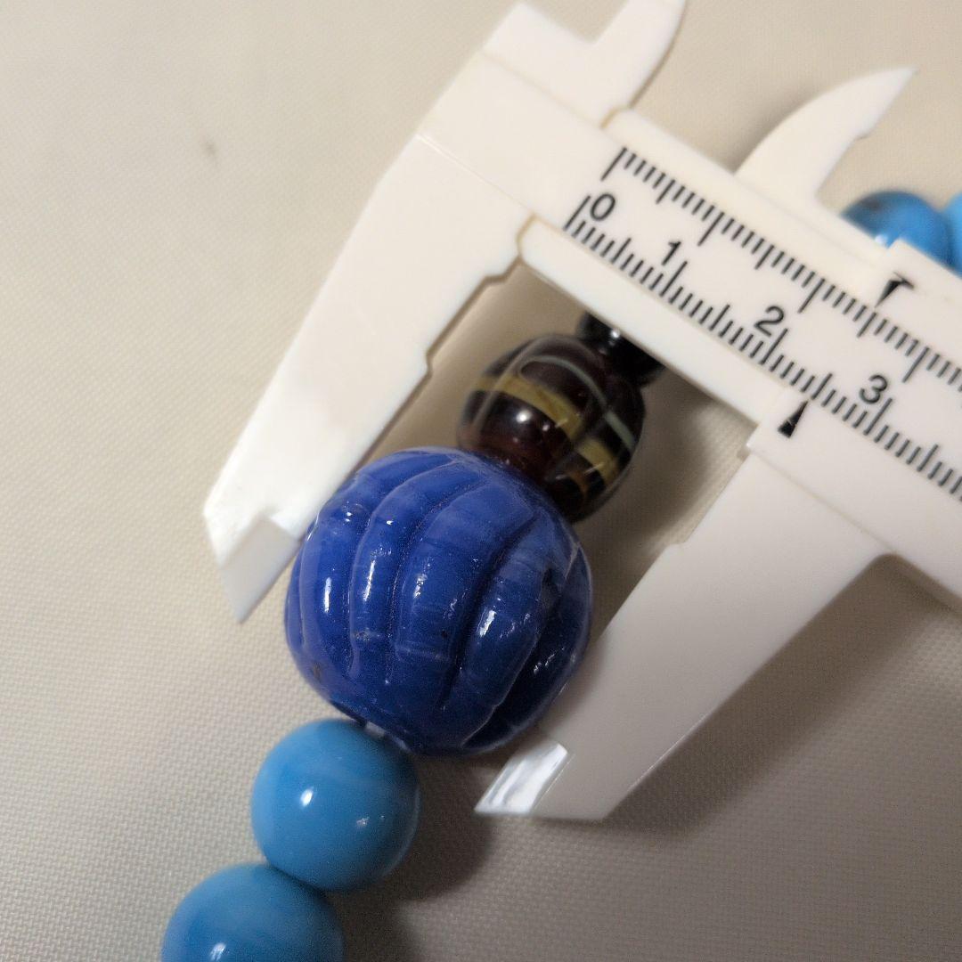 アイヌ　タマサイ　首飾り　とんぼ玉　ガラス玉