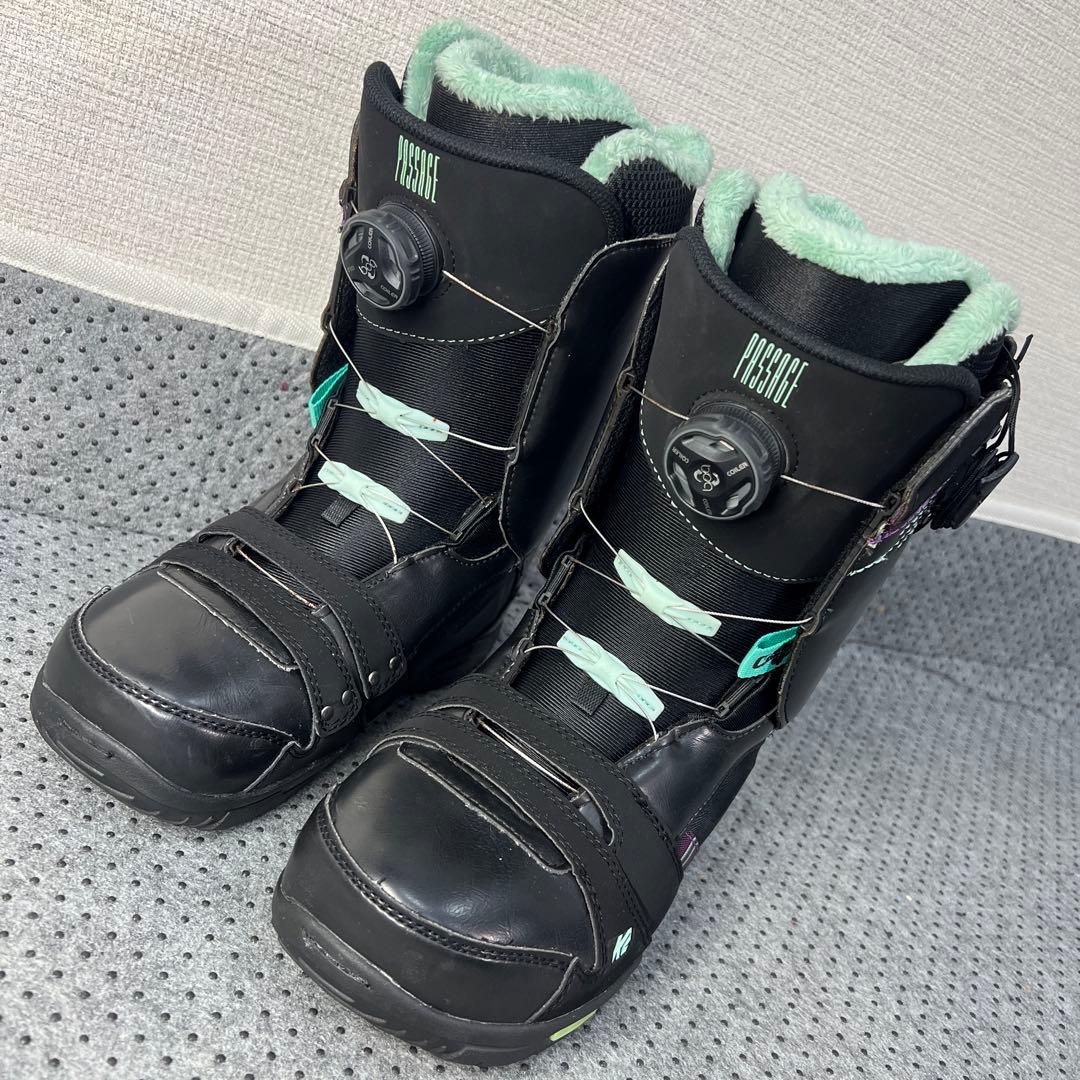 １回使用 K2 PASSAGE 24cm BOA レース スノーボードブーツ