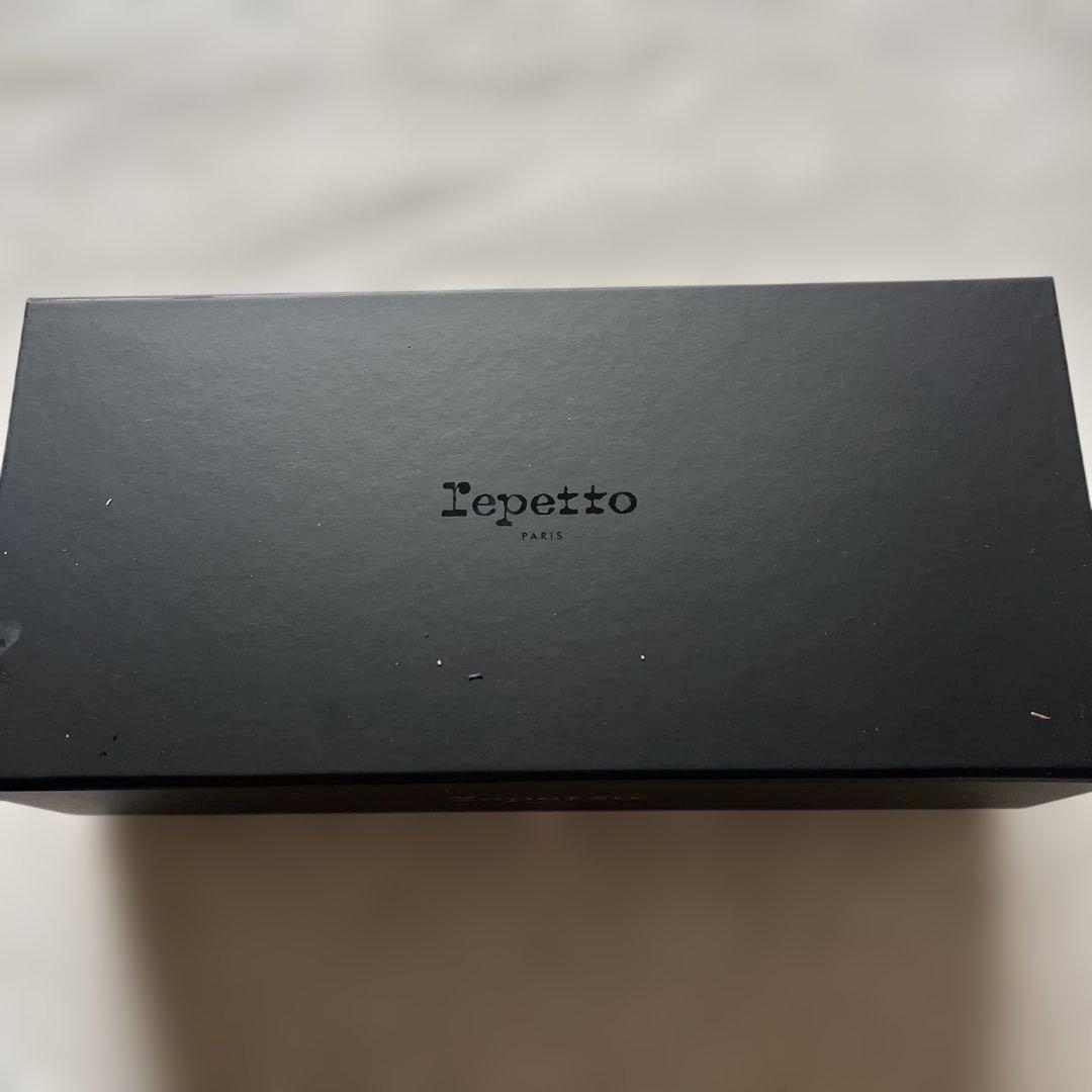 repetto ネイビー バレエシューズ