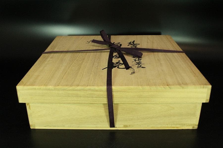 輪島塗 銀地草花紋 溜 糸目 椀 五客 極上(K-XA673)