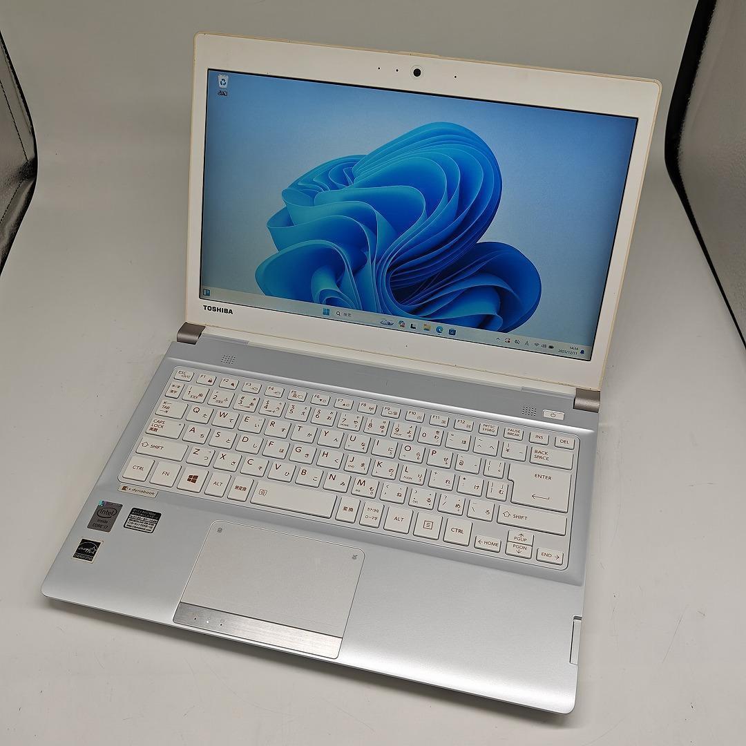 【東芝】R734 高速i7 新品SSD512GB 16GB ホワイト ノートPC