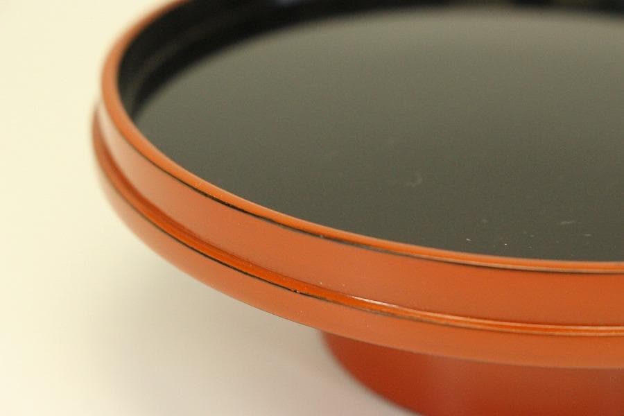 初瀬川柳庵 根来丸三盆 十客 共箱 旧家蔵出 送料無料(LC957)