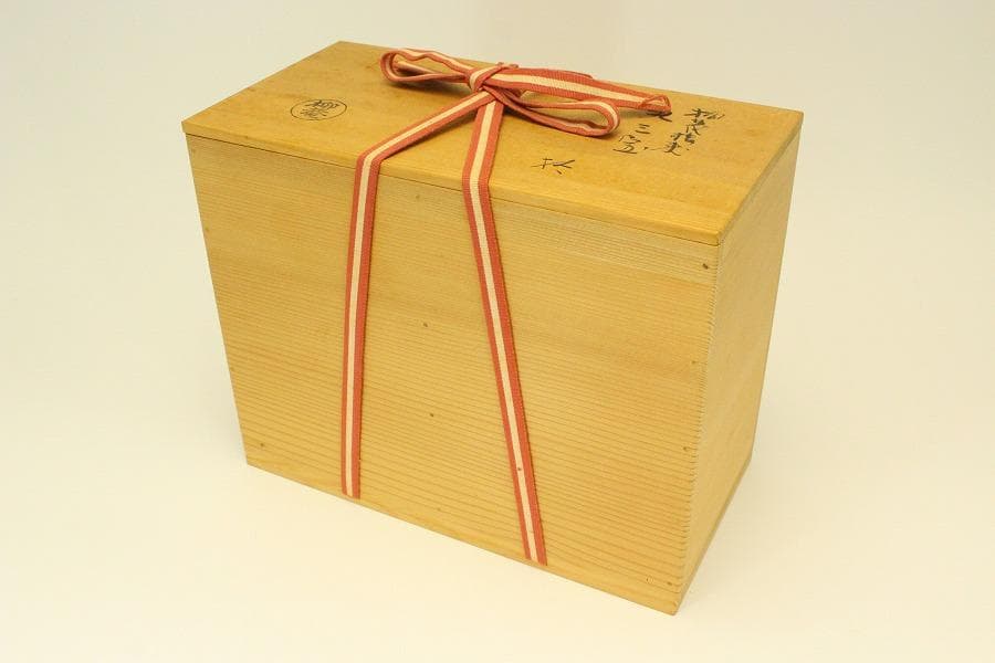 初瀬川柳庵 根来丸三盆 十客 共箱 旧家蔵出 送料無料(LC957)