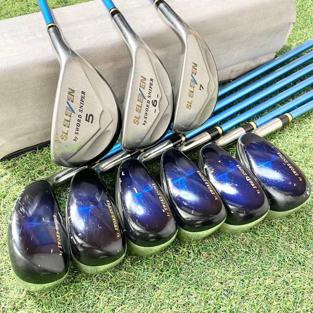 【超豪華9本】カタナ スウォード スナイパーSL EVEVEN アイアン R 右
