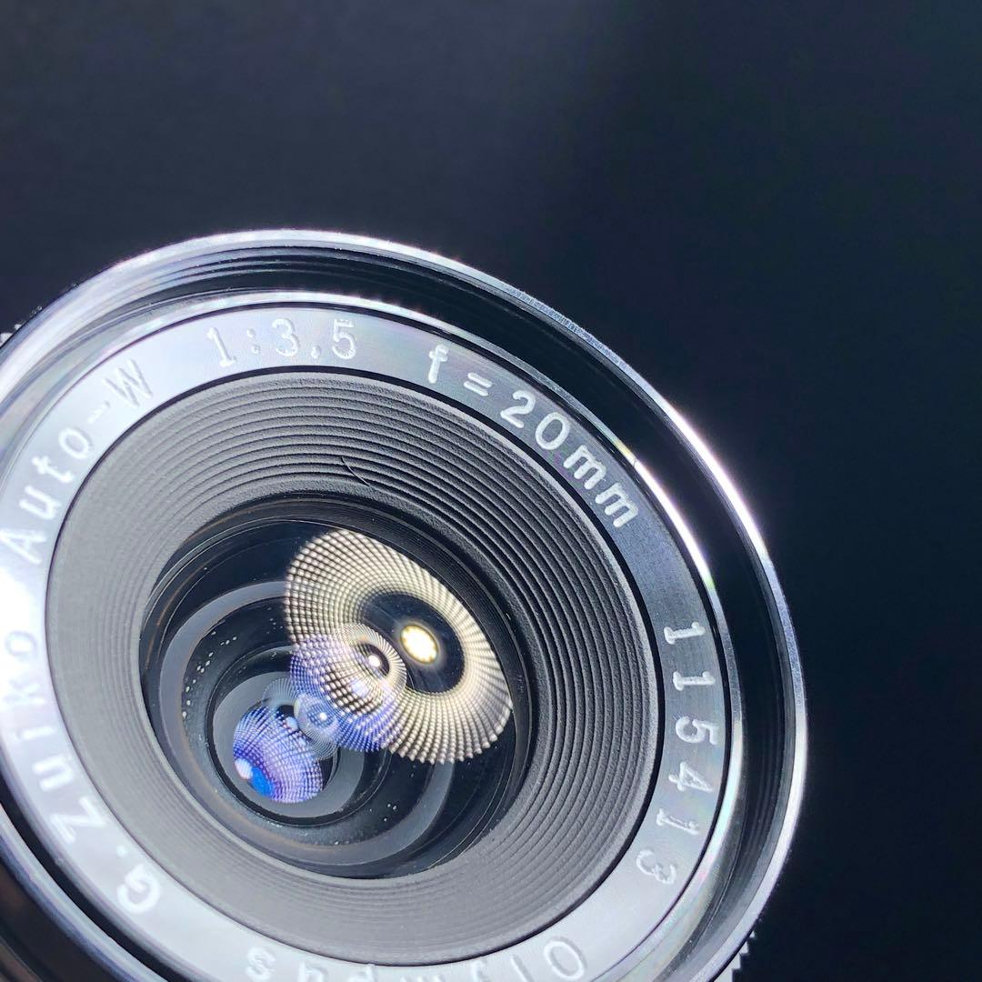 付属品付OLYMPUS PEN F ZUIKO AUTO W　20mm f3.5