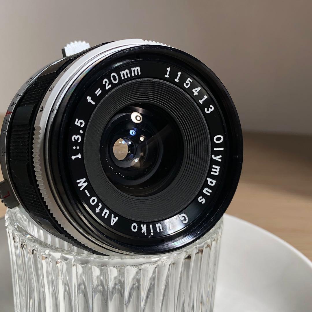 付属品付OLYMPUS PEN F ZUIKO AUTO W　20mm f3.5