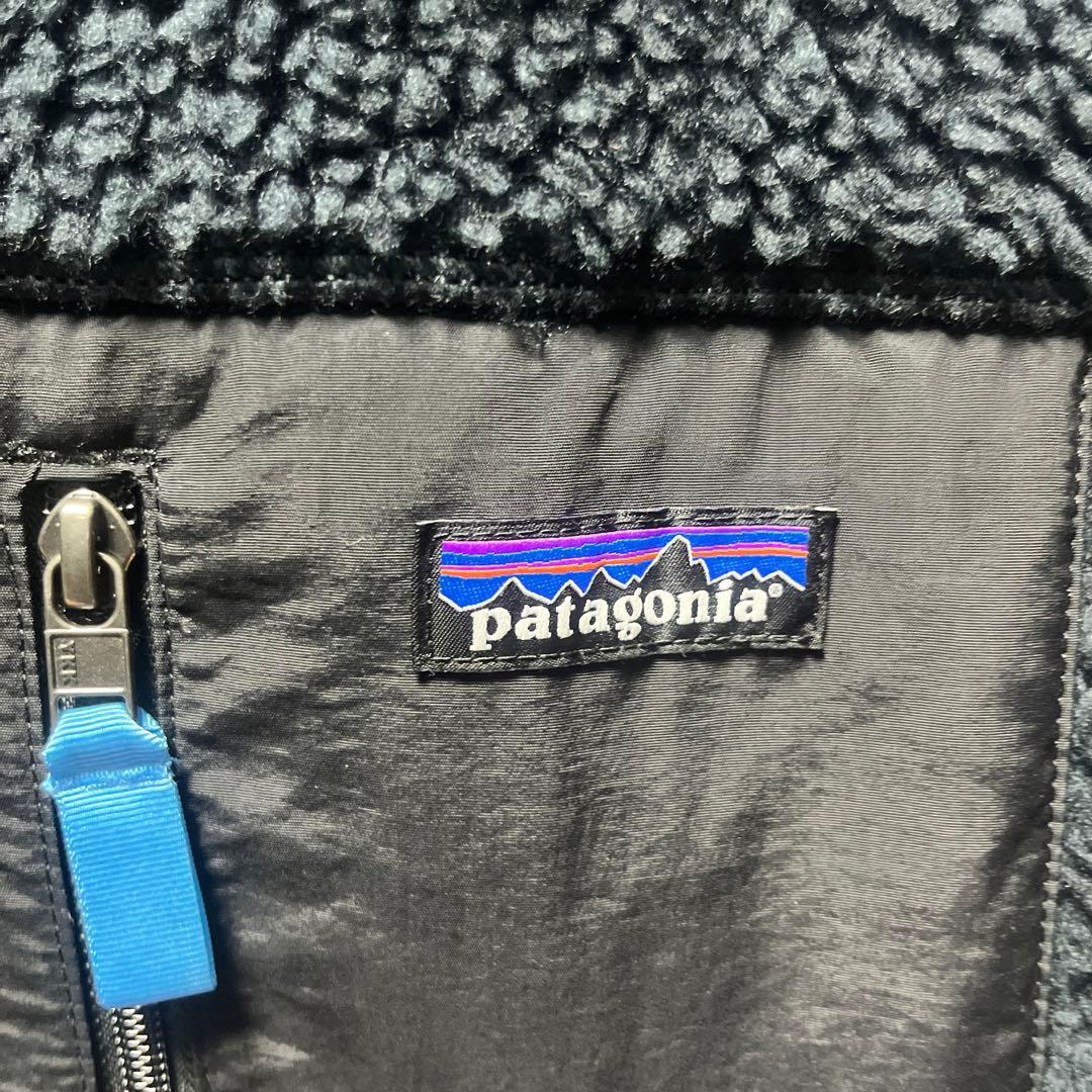 patagonia フリース ベスト L 黒