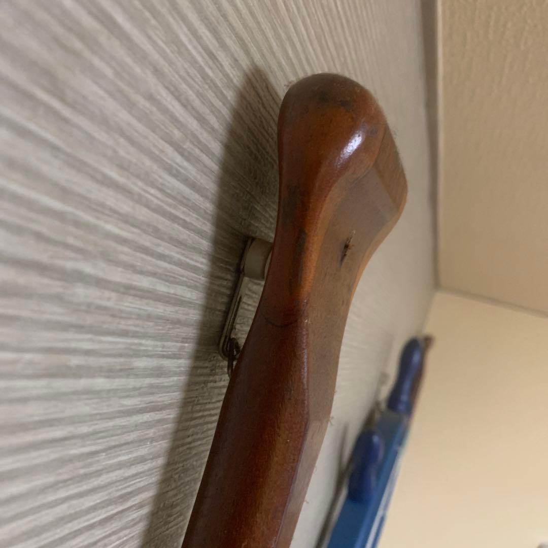 アンティークHawaiiカヌーのオヒア材パドルウオール2本set