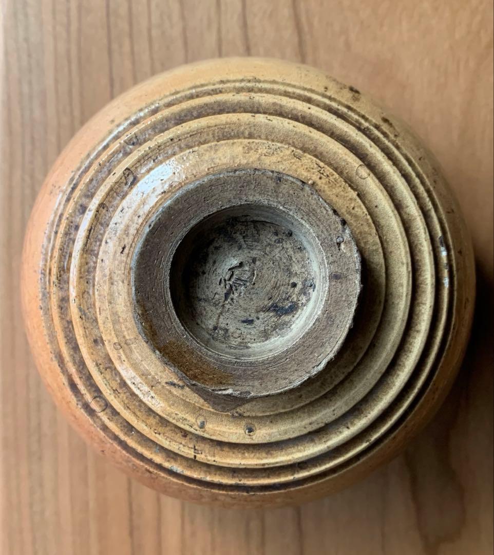 希少　烏城焼　詩彫茶碗 渡辺烏城 作