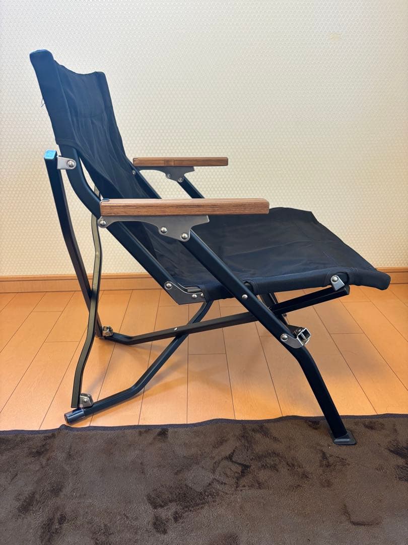 雪峰祭 2022春 限定モデル スノーピーク ローチェアショート ブラック