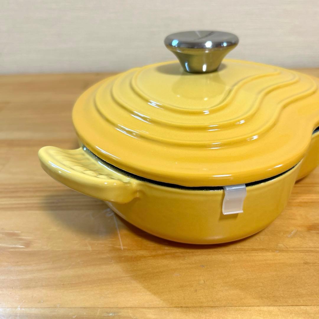 ルクルーゼ　ダムールディッシュ　ハート　ハート型鍋　浅鍋　両手鍋　ハニー