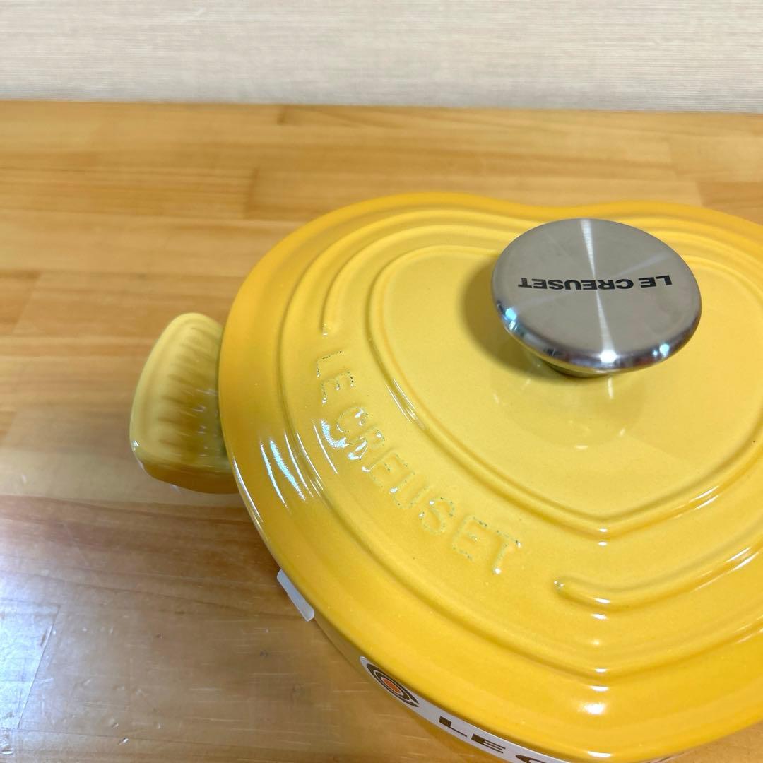 ルクルーゼ　ダムールディッシュ　ハート　ハート型鍋　浅鍋　両手鍋　ハニー