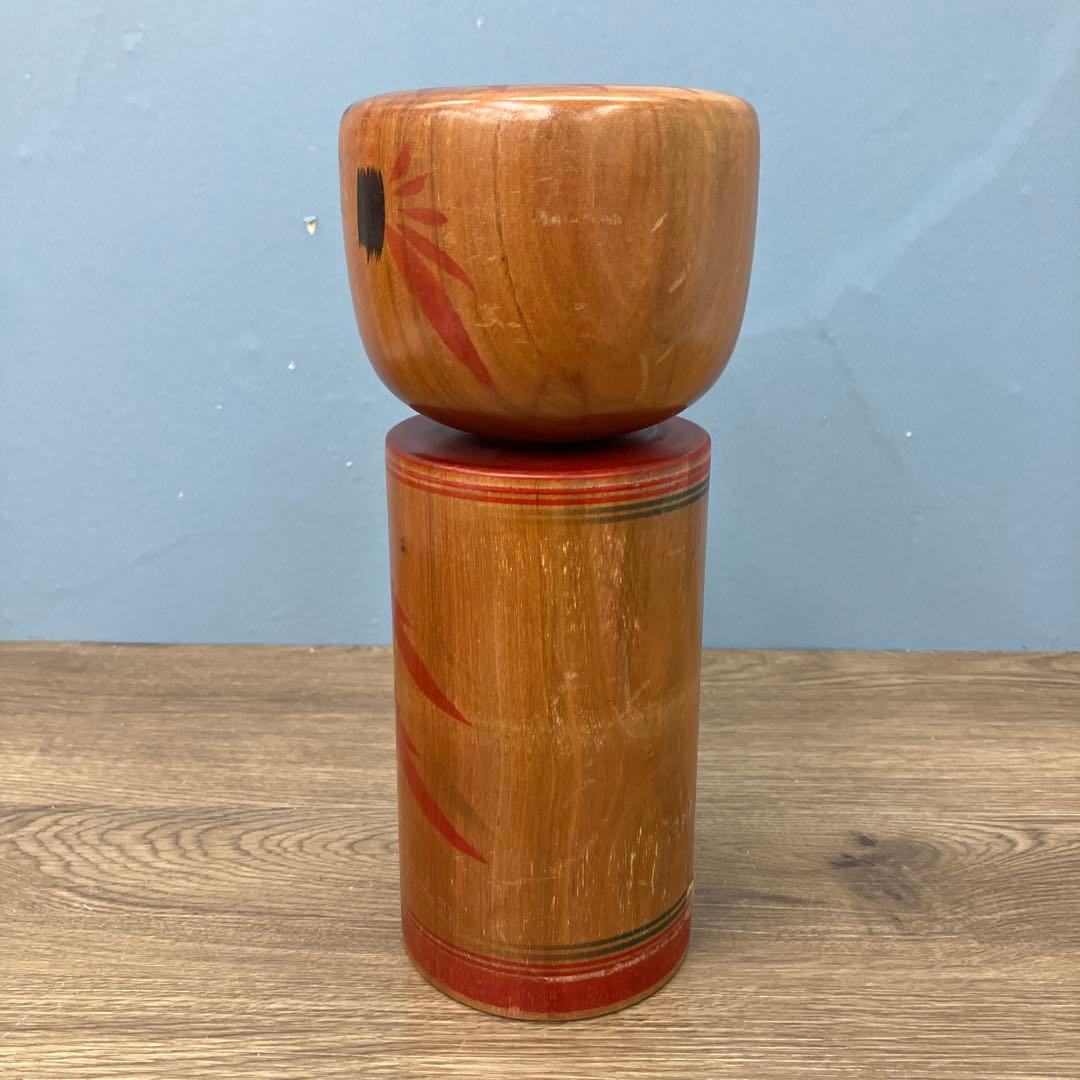 4F 昭和レトロ 伝統工芸品 伝統こけし 石山和夫作 サイン入り 郷土玩具