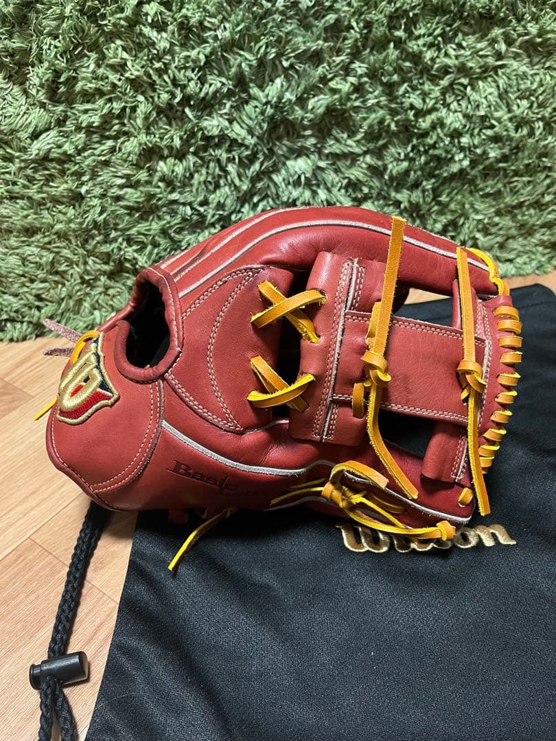 美品⚫︎ウィルソン ベーシックラボ デュアル 軟式内野手用1723型 ブリック