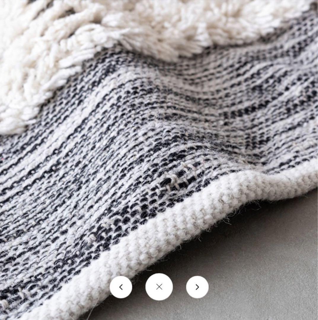 Rug Ruモロッコ風ラグ　新品未使用 140x200cm 完売人気商品です