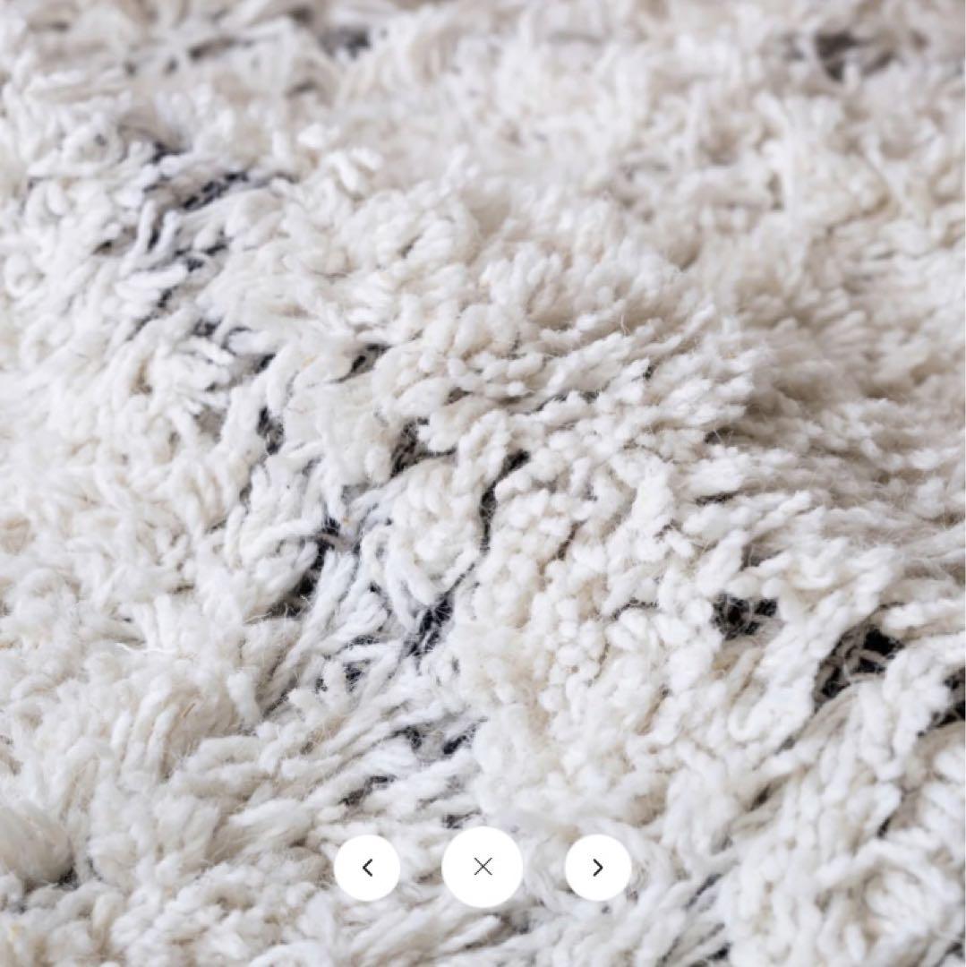 Rug Ruモロッコ風ラグ　新品未使用 140x200cm 完売人気商品です