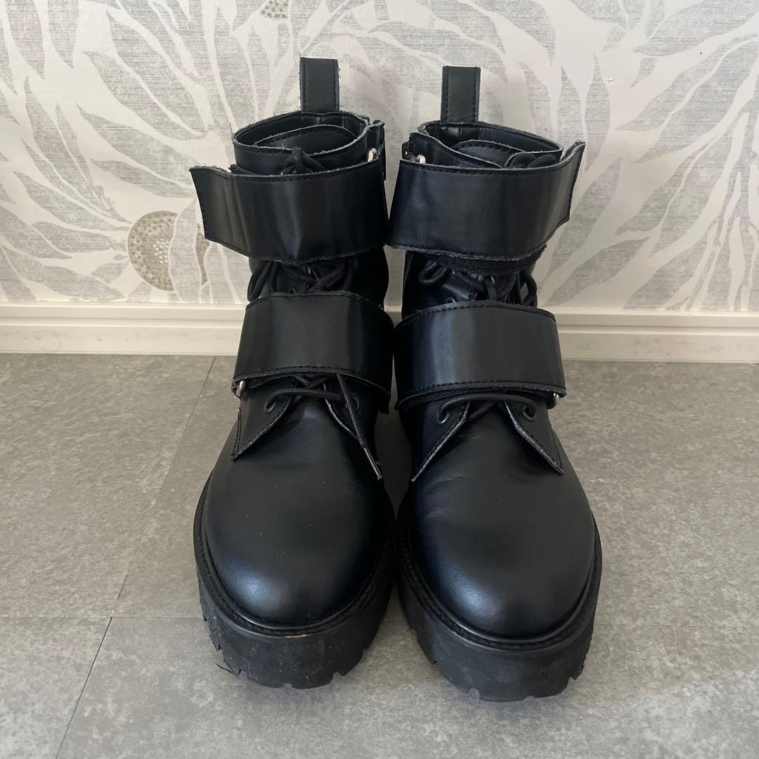 値下げ美品　zucca レザー　ブーツ