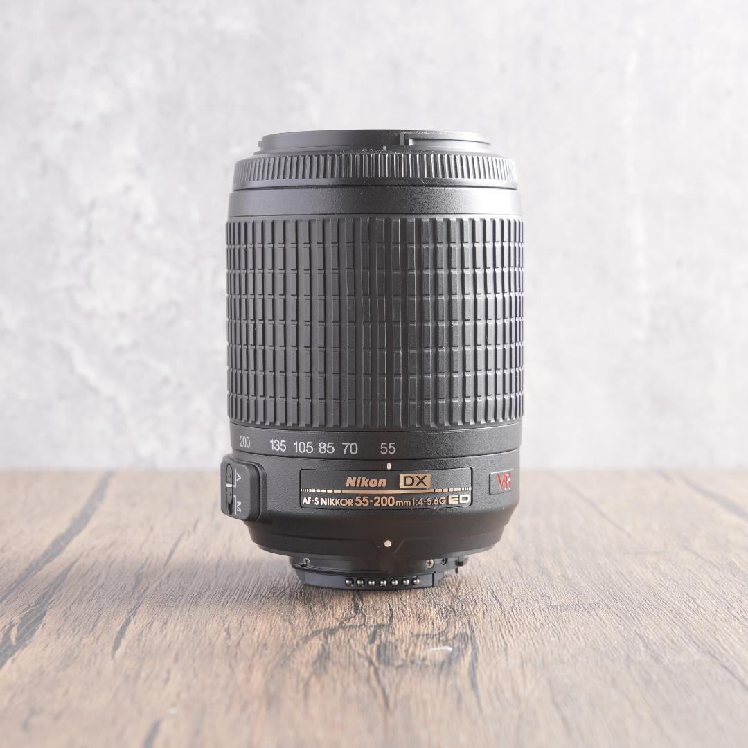 ✨定番望遠レンズ✨AF-S VR Nikkor 55-200mm　10737-4