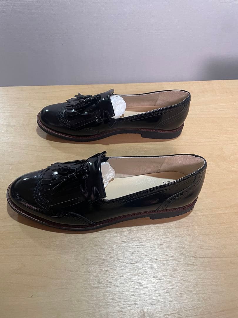 MARGARET HOWELL idea ブラックローファー 23cm