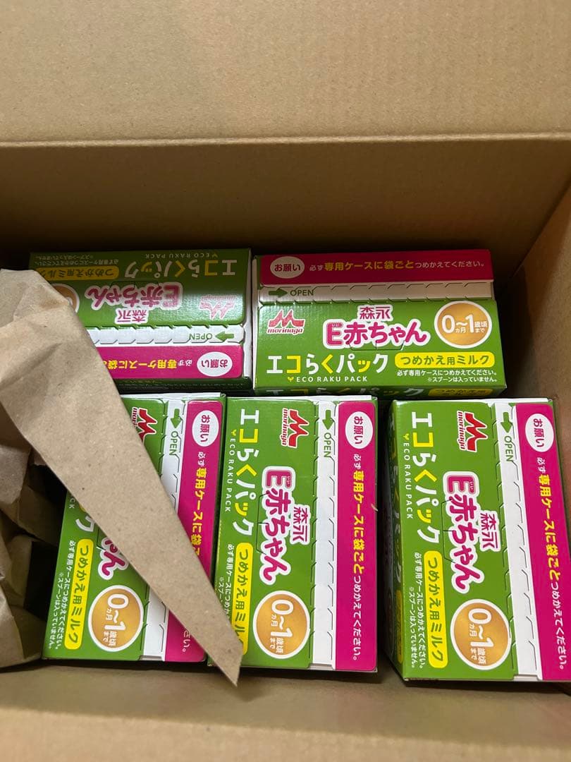 森永 E赤ちゃん エコらくパック つめかえ用 800g 5個