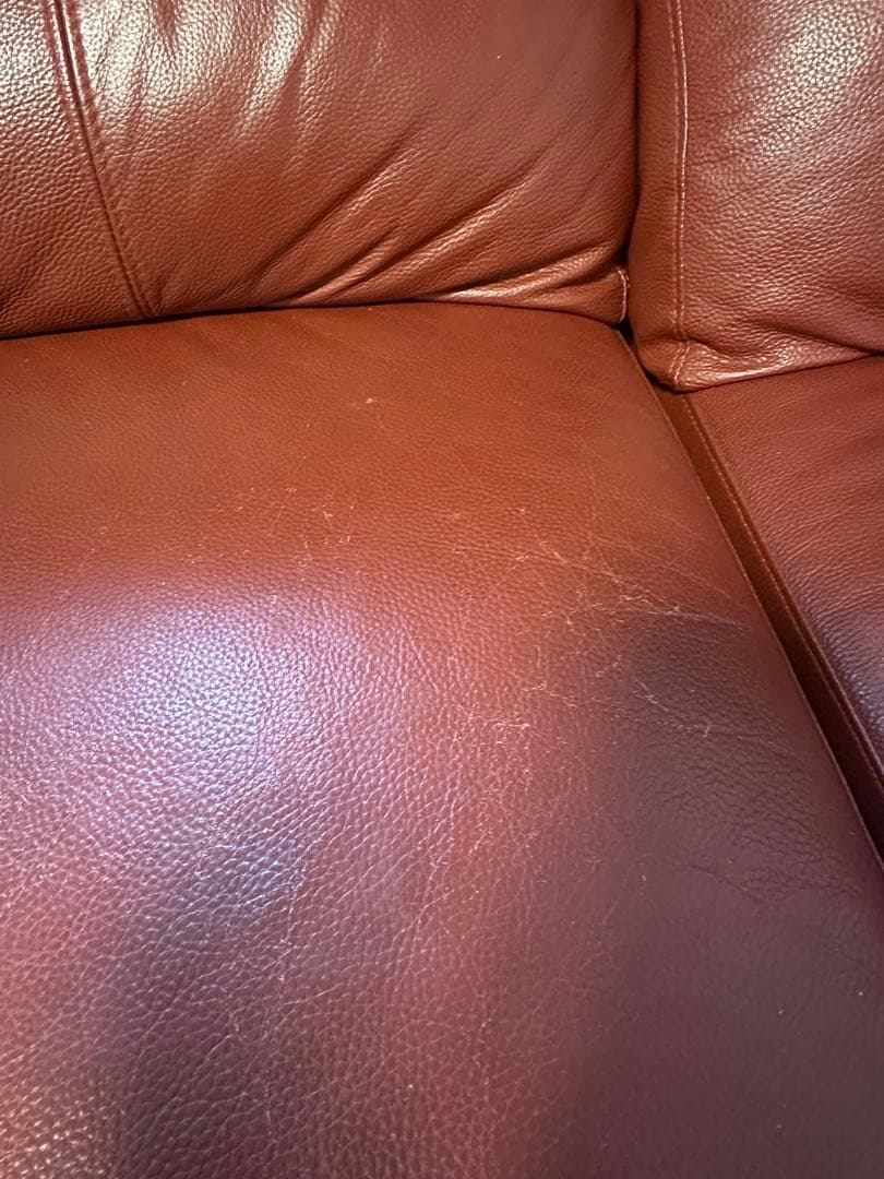 直接引取り限定★ヤマダオリジナル　本革左カウチソファ美品