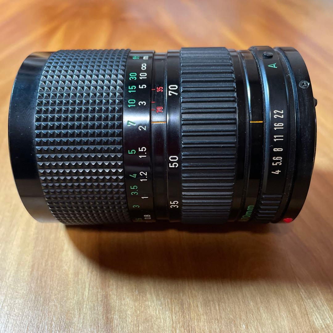 Canon AE-1 一眼レフカメラ 35mmフィルム、ズームレンズ2本付