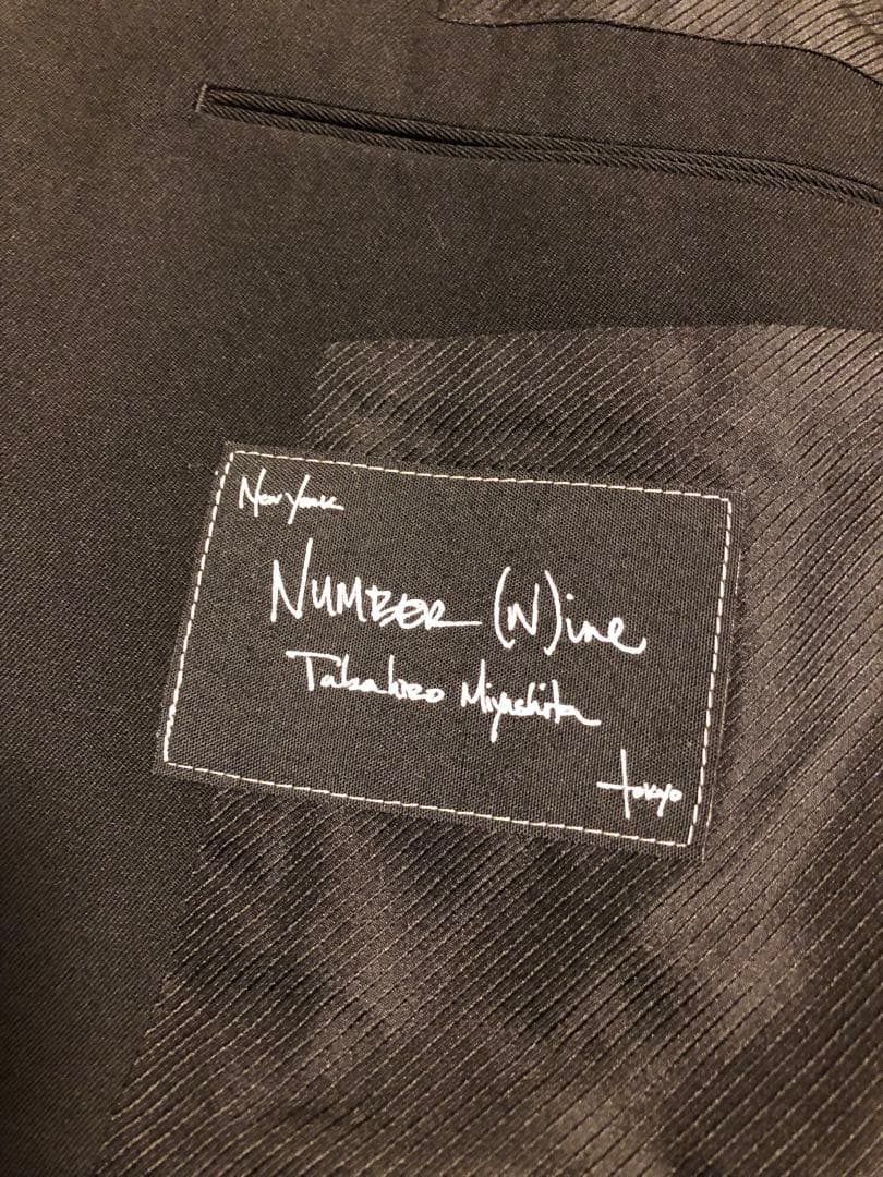 【希少】NUMBERNINEナンバーナイン★ベスト黒2（M）