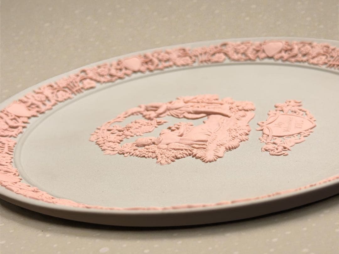 #ウェッジウッド ジャスパー バレンタインデー 1985 イヤープレート　S-3