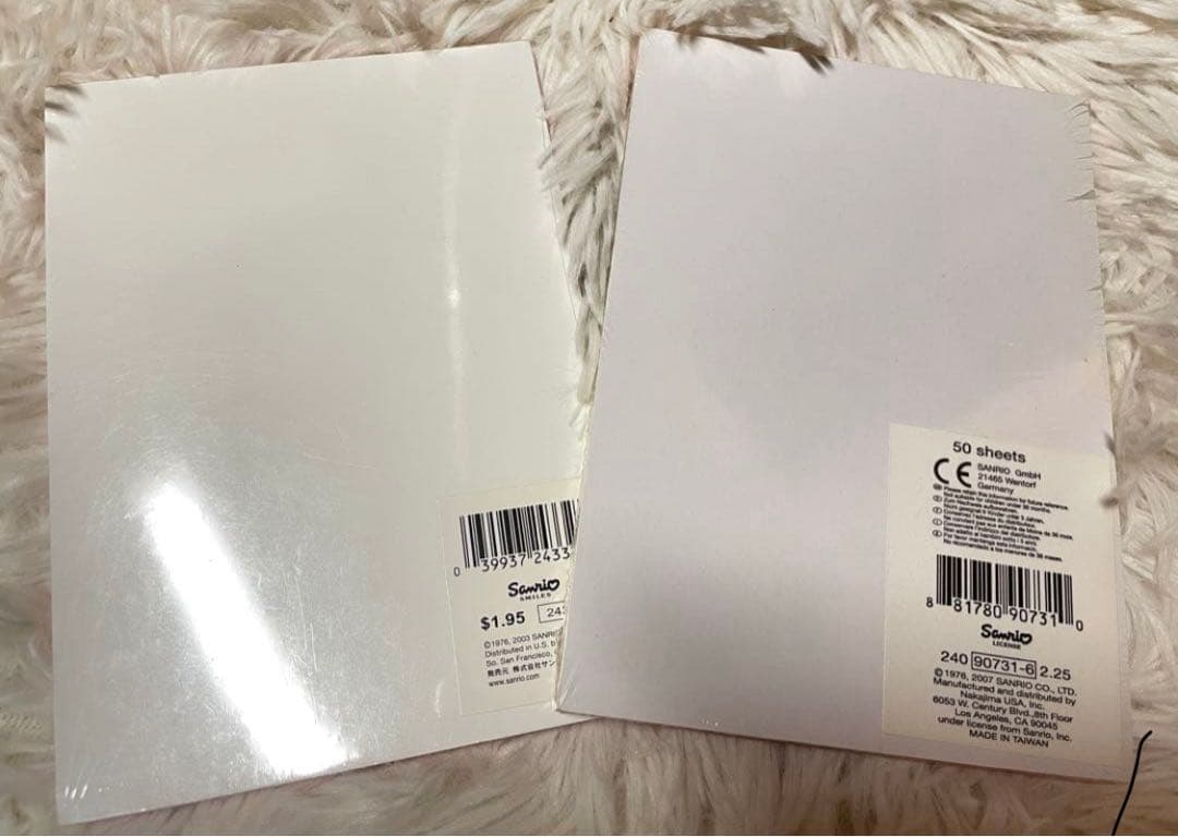 【未使用】ハローキティ　海外限定メモ　2点セット　日焼けキティ　着物キティ