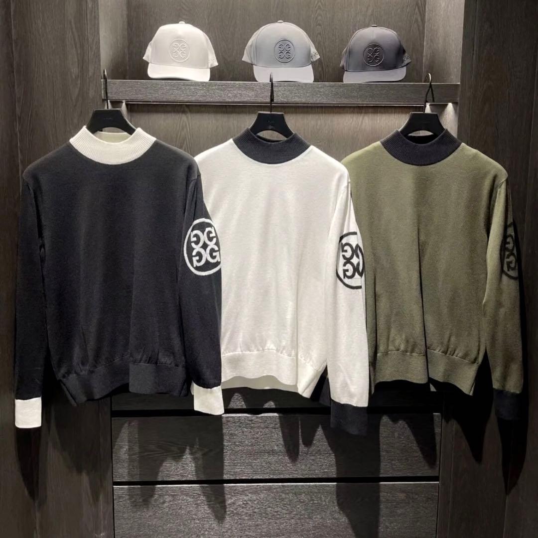 新品未使用 ゴルフ G/FORE ジーフォア メンズ セーター 長袖 Mサイズ