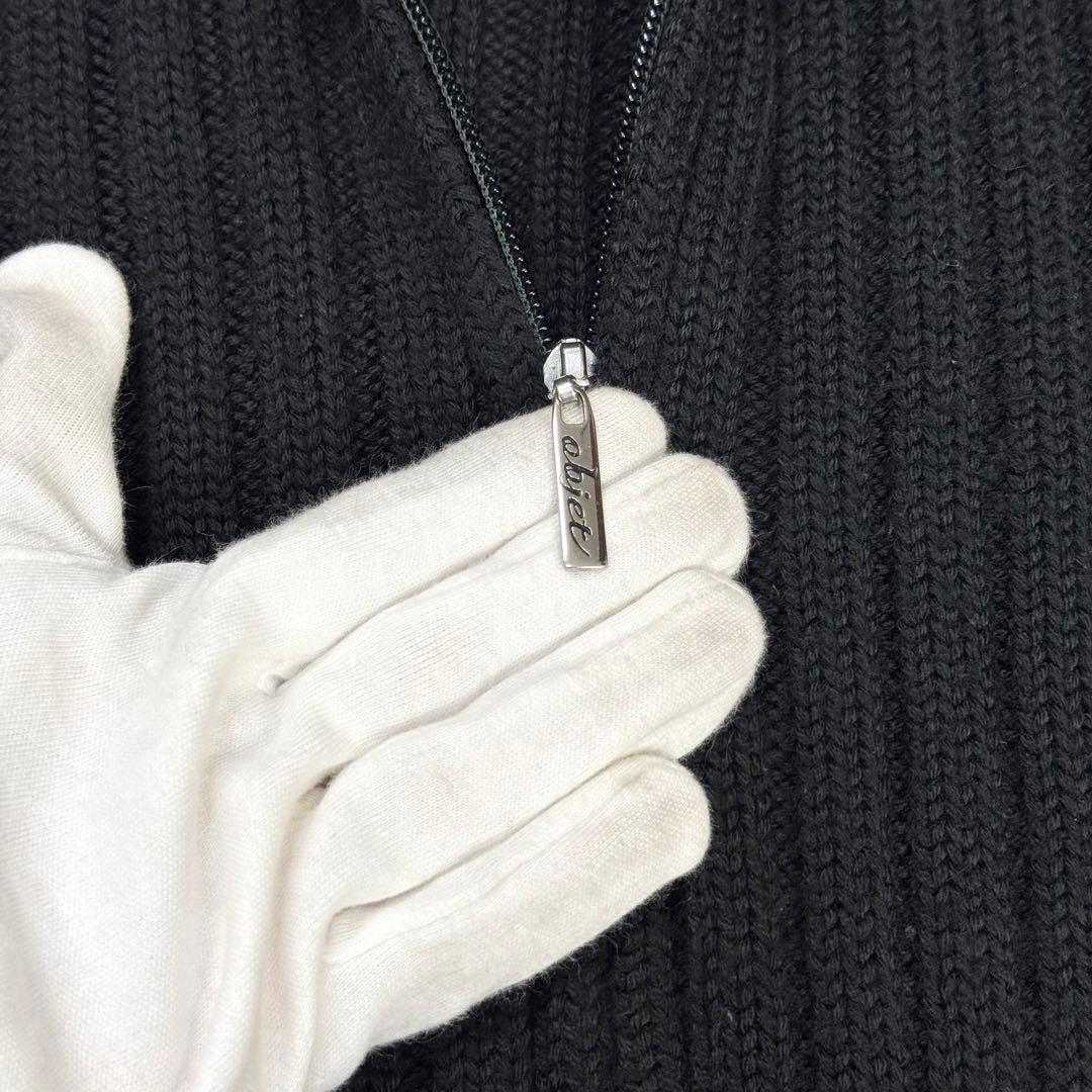 Jean Paul Gaultier ドライバーズニット フルジップ 46 黒