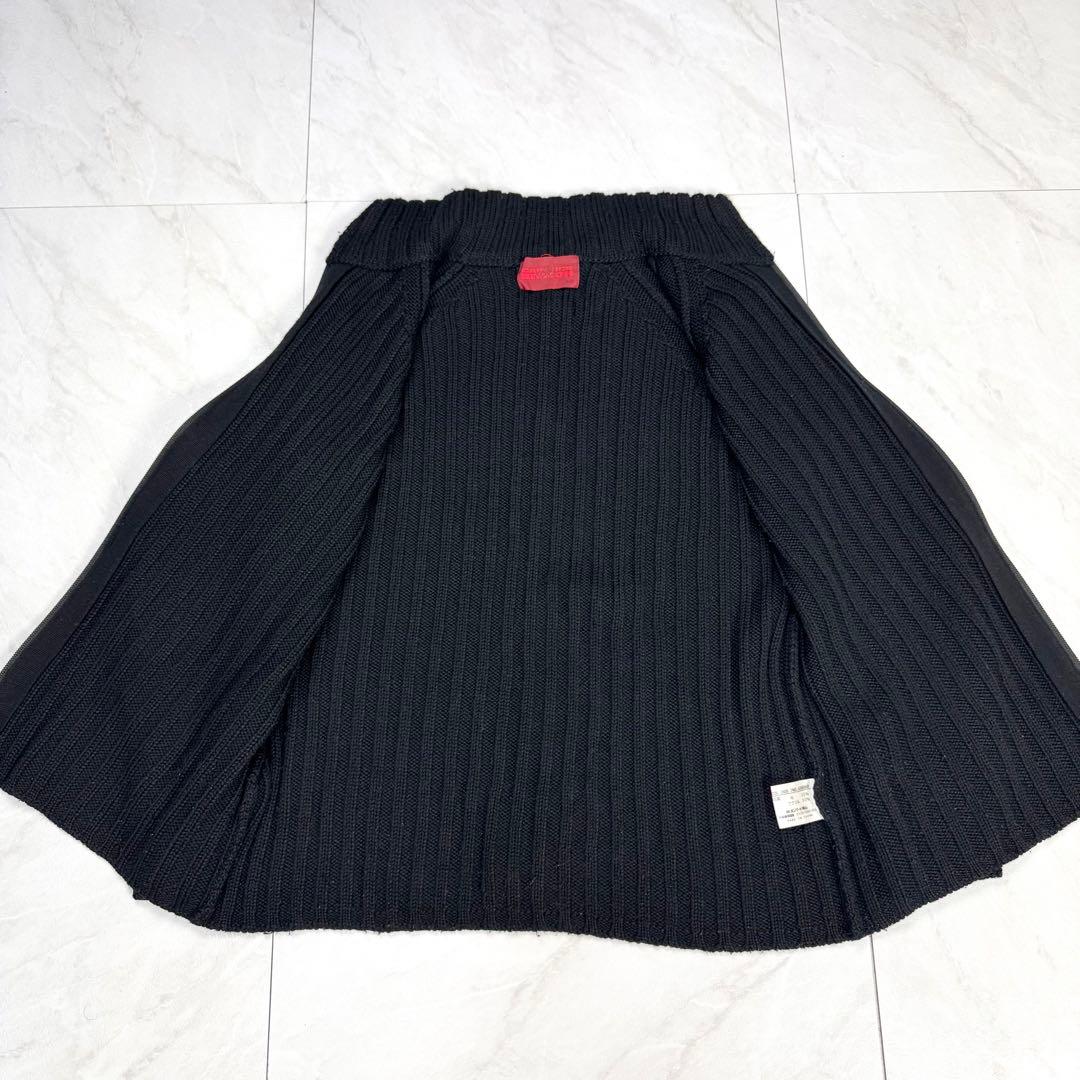 Jean Paul Gaultier ドライバーズニット フルジップ 46 黒