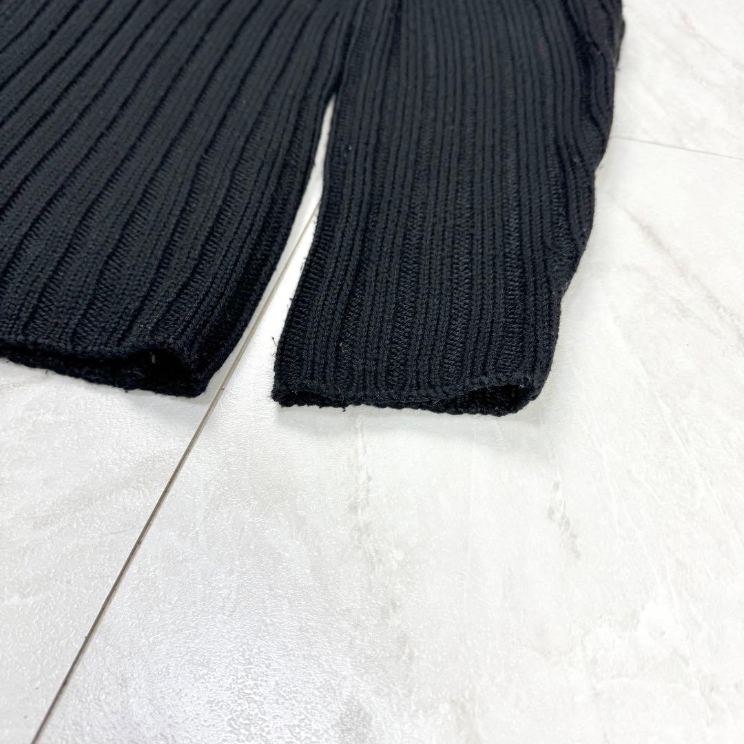 Jean Paul Gaultier ドライバーズニット フルジップ 46 黒