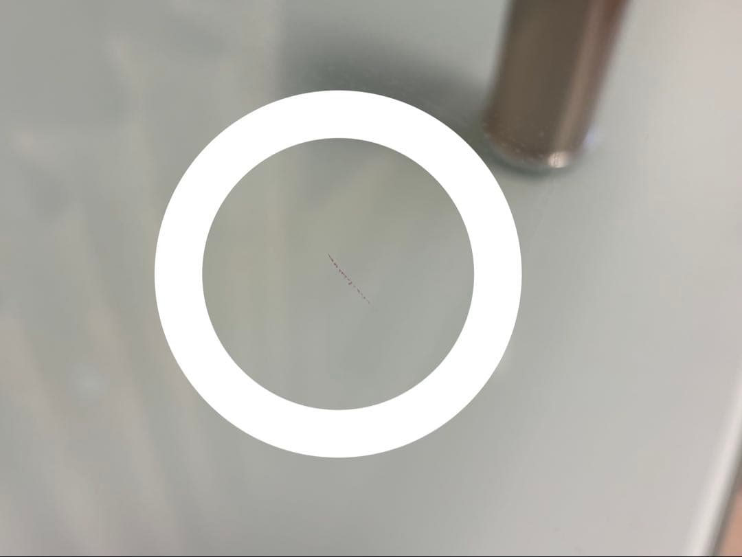 シマホ リビングテーブル ホワイト 強化ガラス