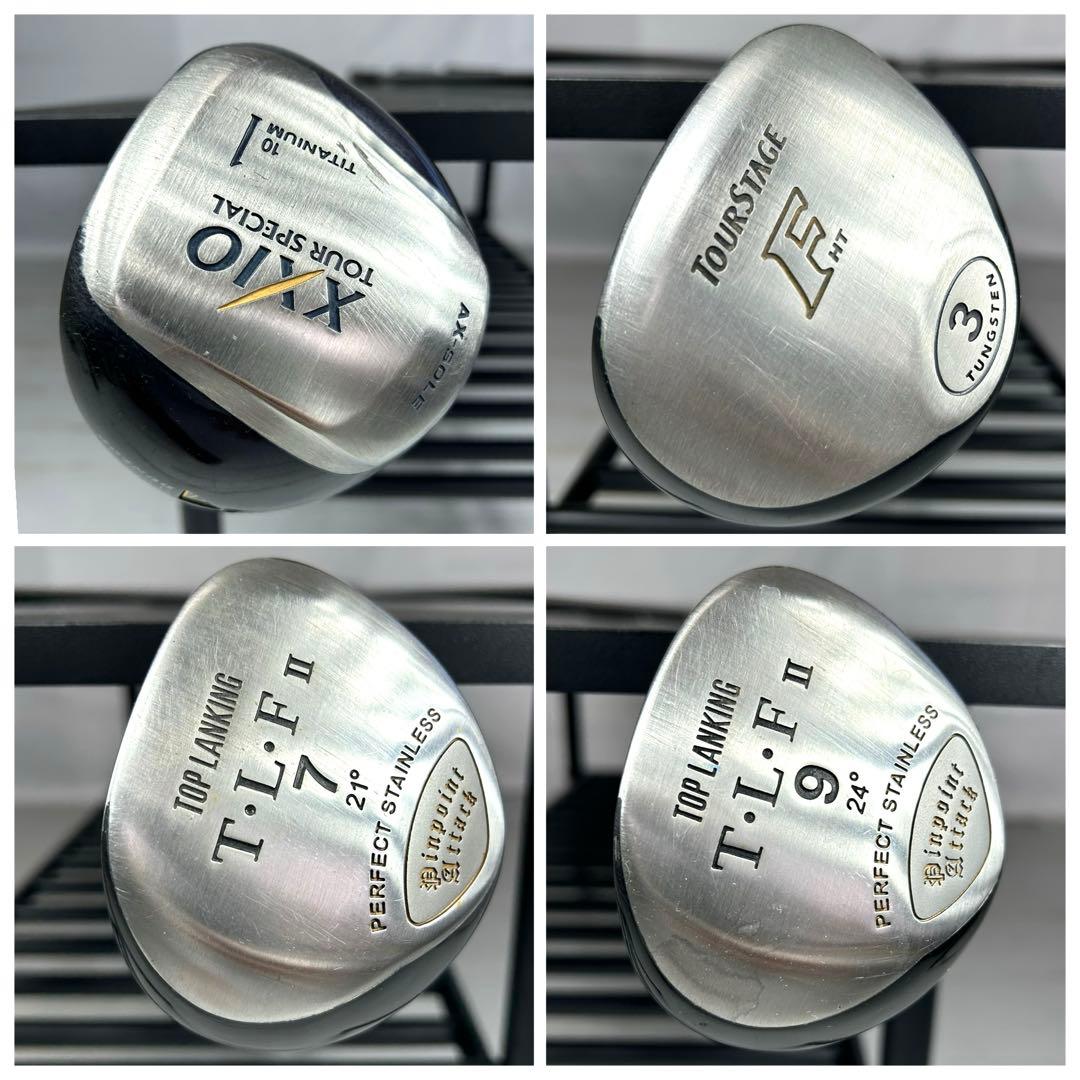 本格派 メンズゴルフクラブ 13本 フルセット ゴルフセット XXIO 初心者向