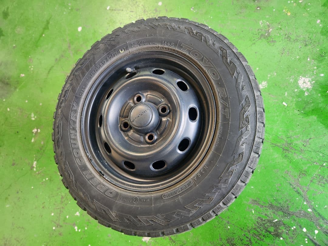 も*ぬ様 トーヨー　オープンカントリー　145/80-12 ホイール付　PCD1