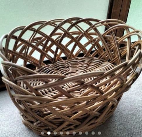 頑丈なかごバスケット２点　ランドリーバスケット