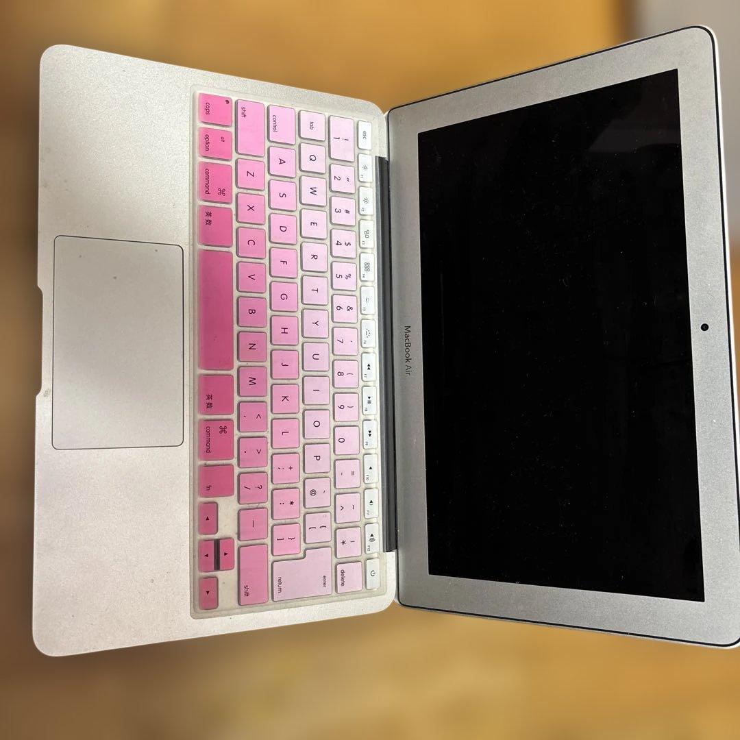 Apple MacBook シルバー ピンクキーボード