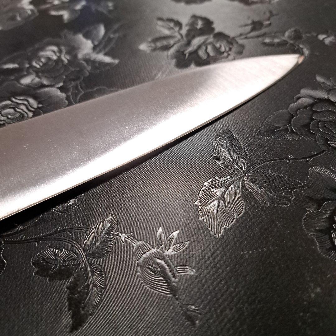 合羽橋　鍔屋　牛刀　モリブデン鋼　刃渡り27cm　洋式　両刃 牛刀