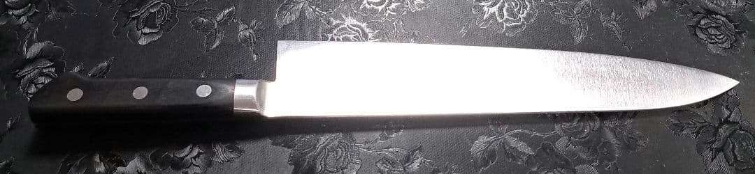 合羽橋　鍔屋　牛刀　モリブデン鋼　刃渡り27cm　洋式　両刃 牛刀