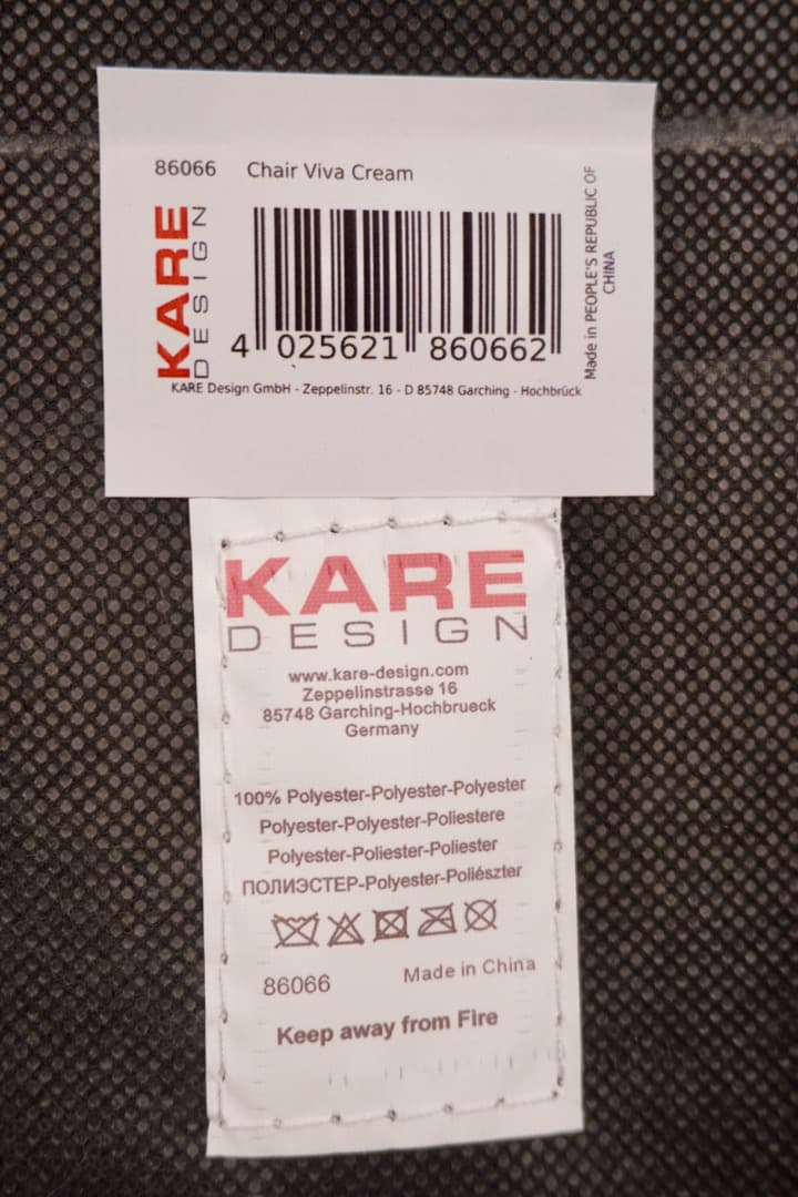 KARE ビバクリーム ダイニングチェア