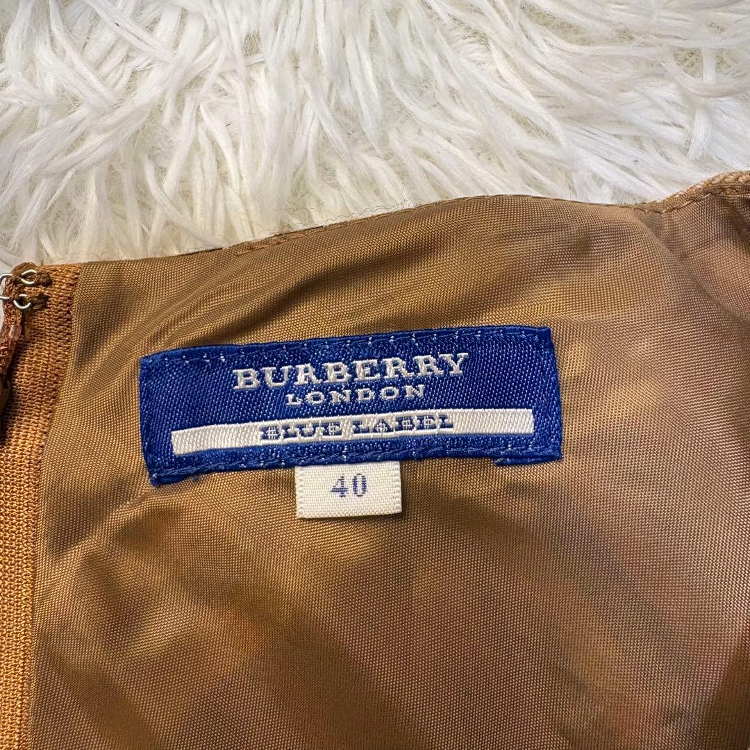 BURBERRY BLUE LABEL ノースリーブワンピース ノバチェック L
