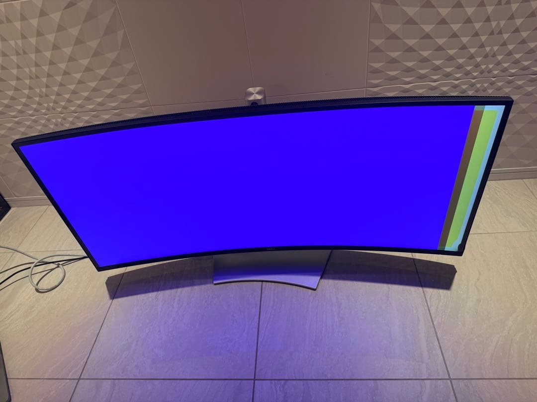 [液晶割れ] Dell U4025QW-A 40インチ5K2K曲面ウルトラワイド